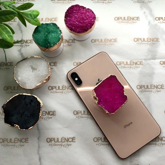 Natural Stone Pop Socket - Picture 3 of 3